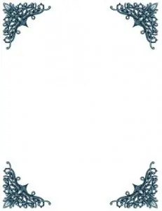 ornate vintage border