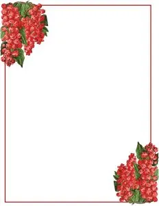 vintage flower border