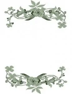 vitnage border clip art