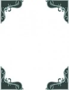 ornate page border