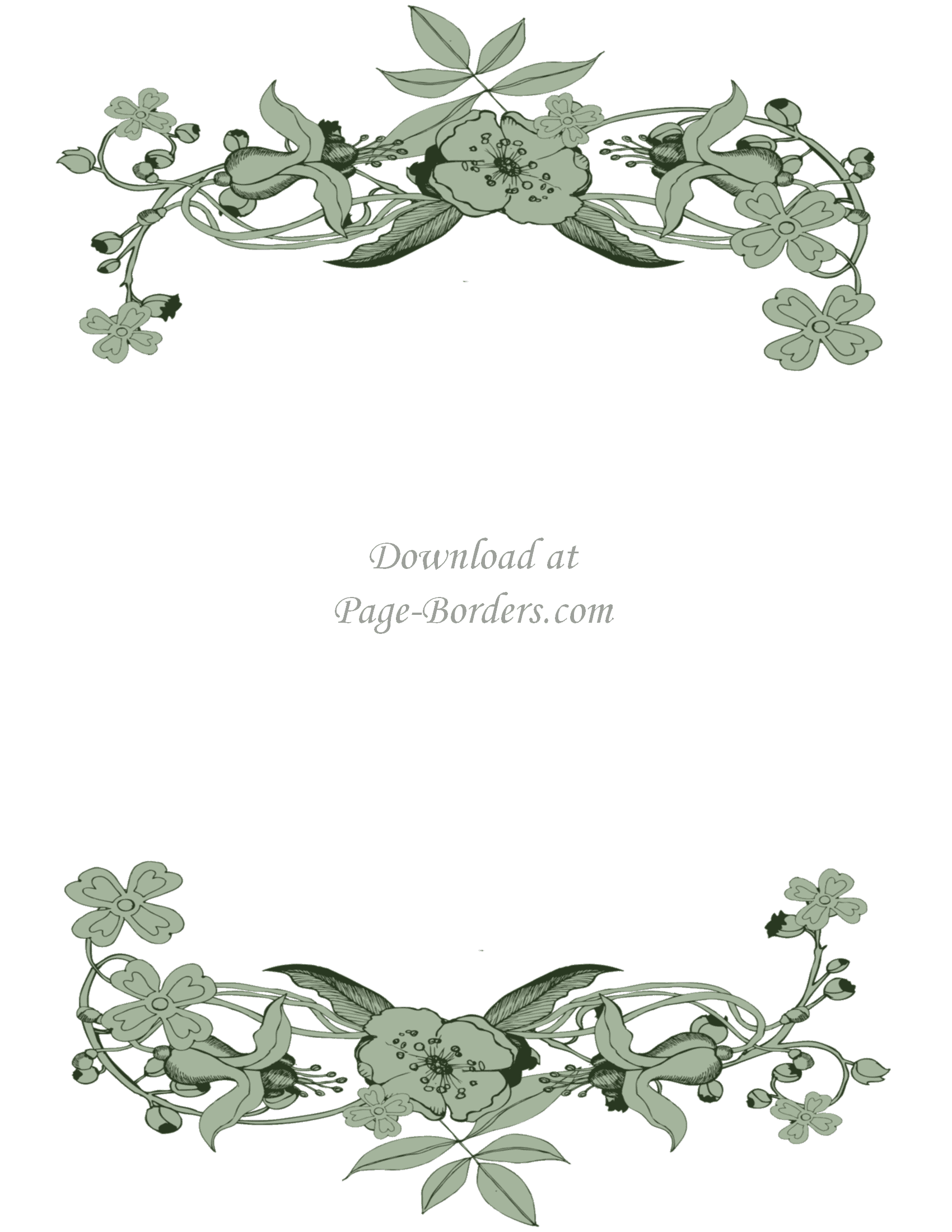 vintage borders with color