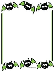 Black and green bats