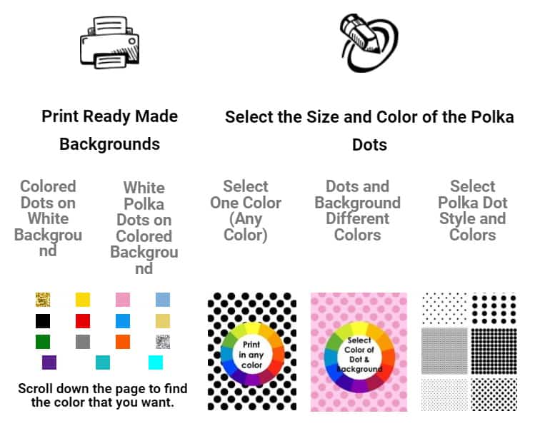 polka dot backgrounds