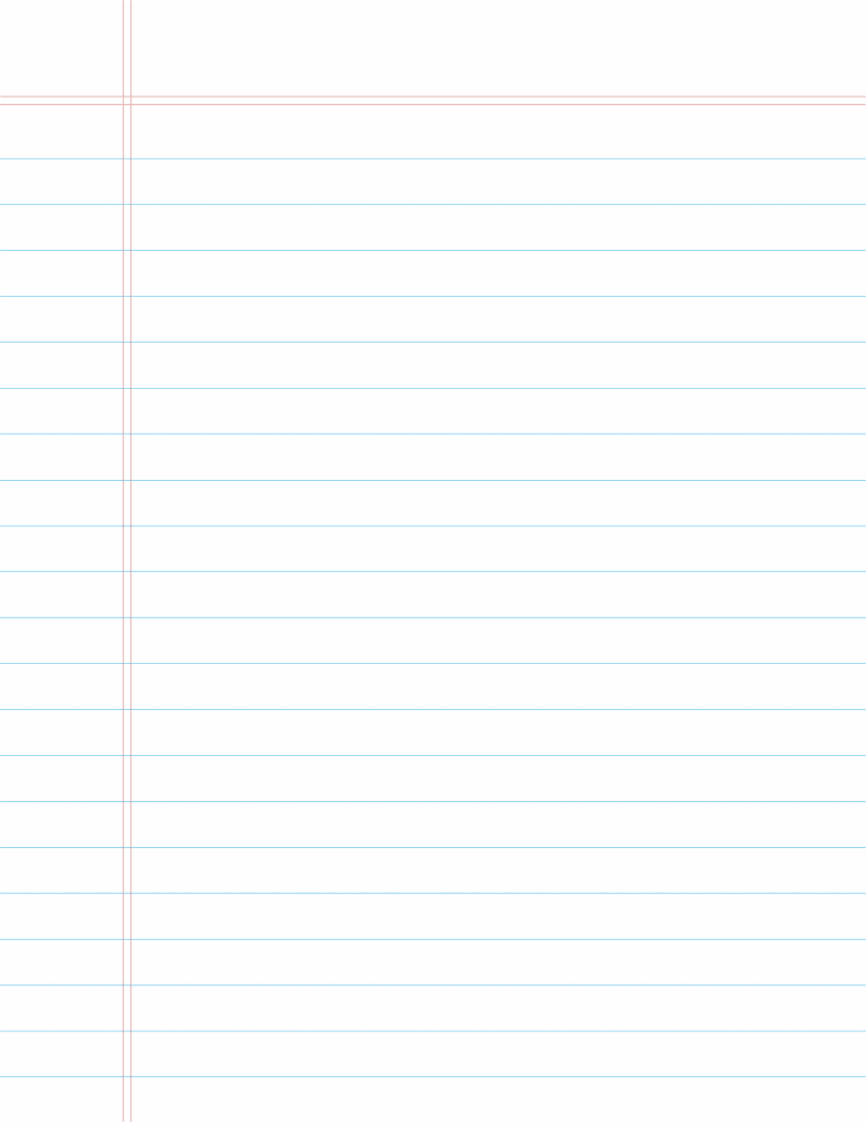 Free Lined Paper Template | Instant Download | No Registration