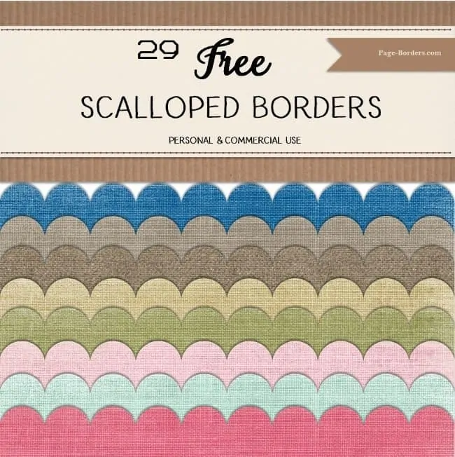 scalloped border