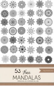 Free Printable Mandalas | Download in Any Color | 53 Designs