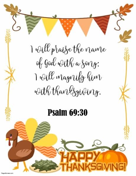 Thanksgiving verse