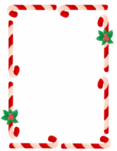 candy cane border clipart